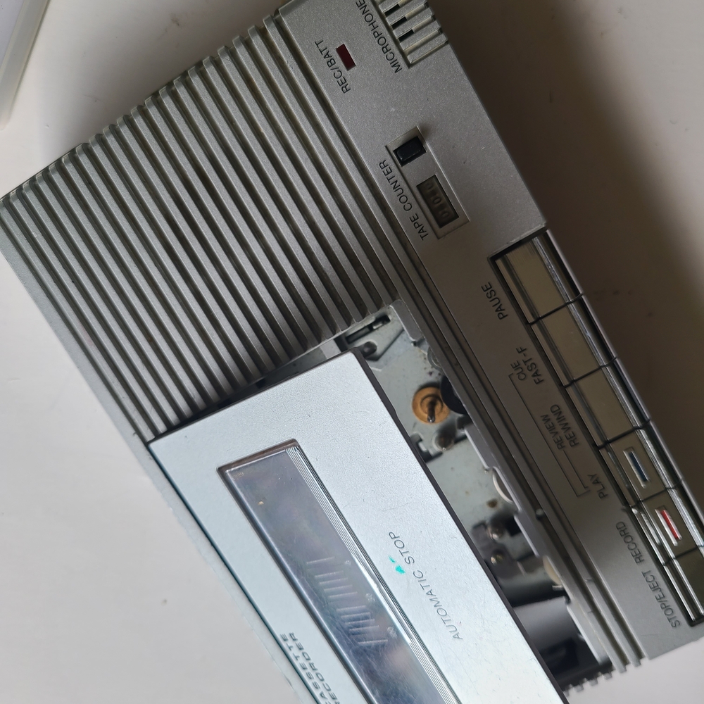 Sears Silver Cassette Player (untested)